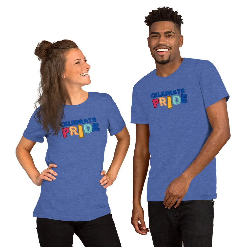 Embrace the Rainbow: Celebrate Pride with Our Vibrant Collection! Unisex t-shirt A MILLS DESIGN
