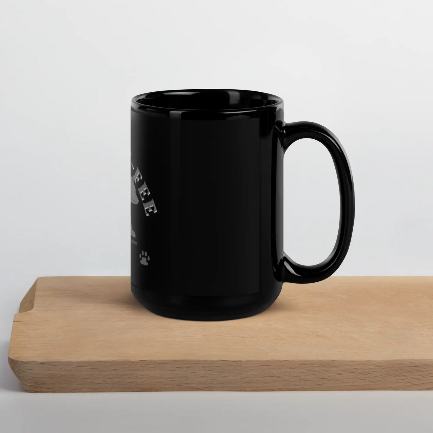 Black Bear “Co-Woof-fee” Mug – Where Pride Meets Paws A MILLS DESIGN