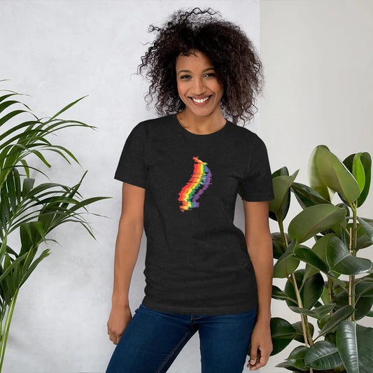 Embrace love, diversity, and equality  - Unisex PRIDE t-shirt A MILLS DESIGN
