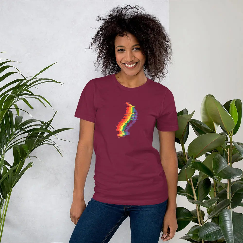 Embrace love, diversity, and equality  - Unisex PRIDE t-shirt A MILLS DESIGN