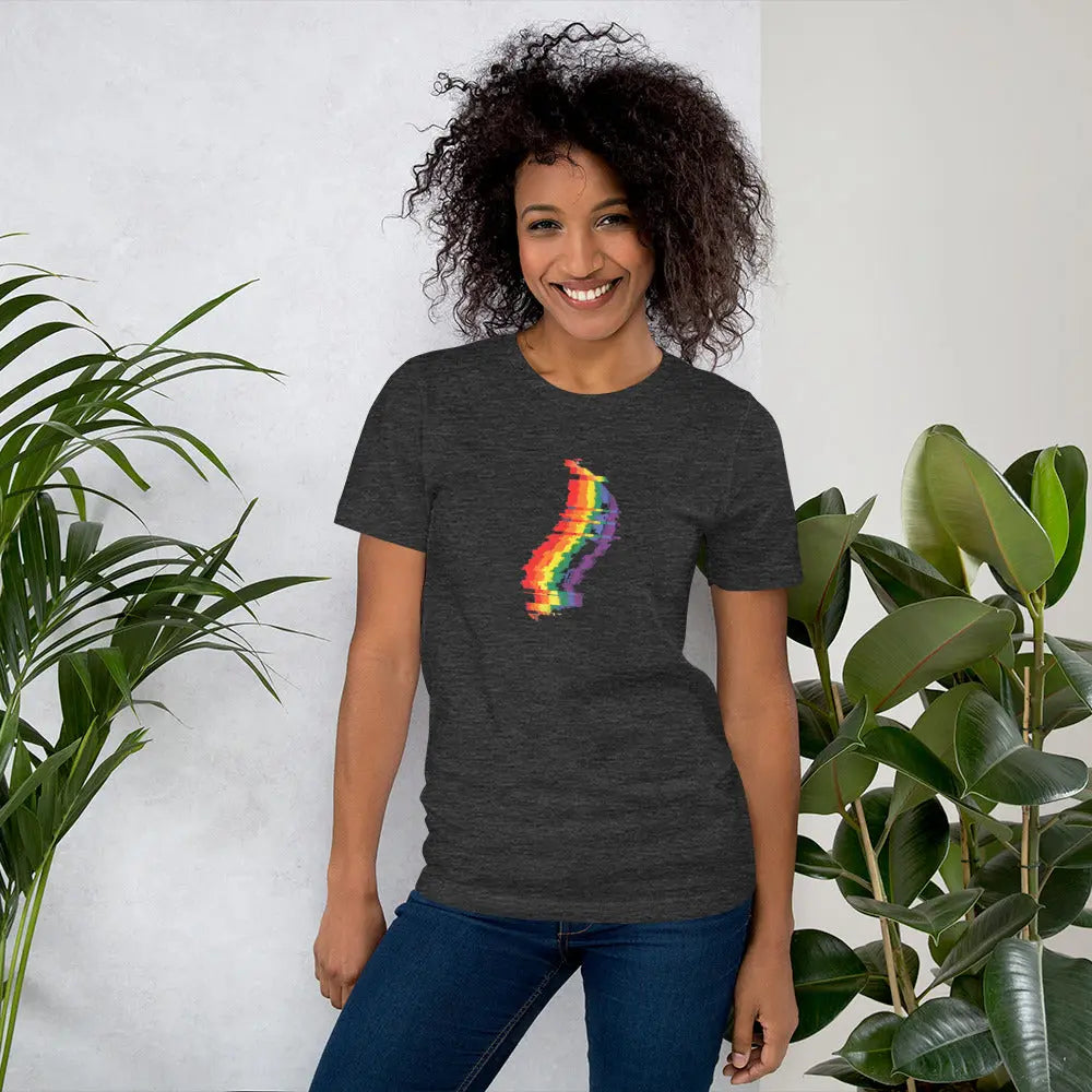 Embrace love, diversity, and equality  - Unisex PRIDE t-shirt A MILLS DESIGN
