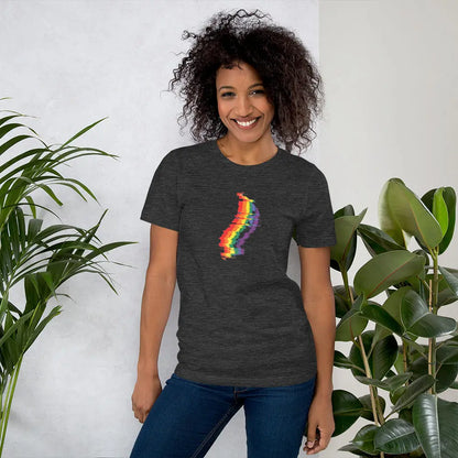 Embrace love, diversity, and equality  - Unisex PRIDE t-shirt A MILLS DESIGN