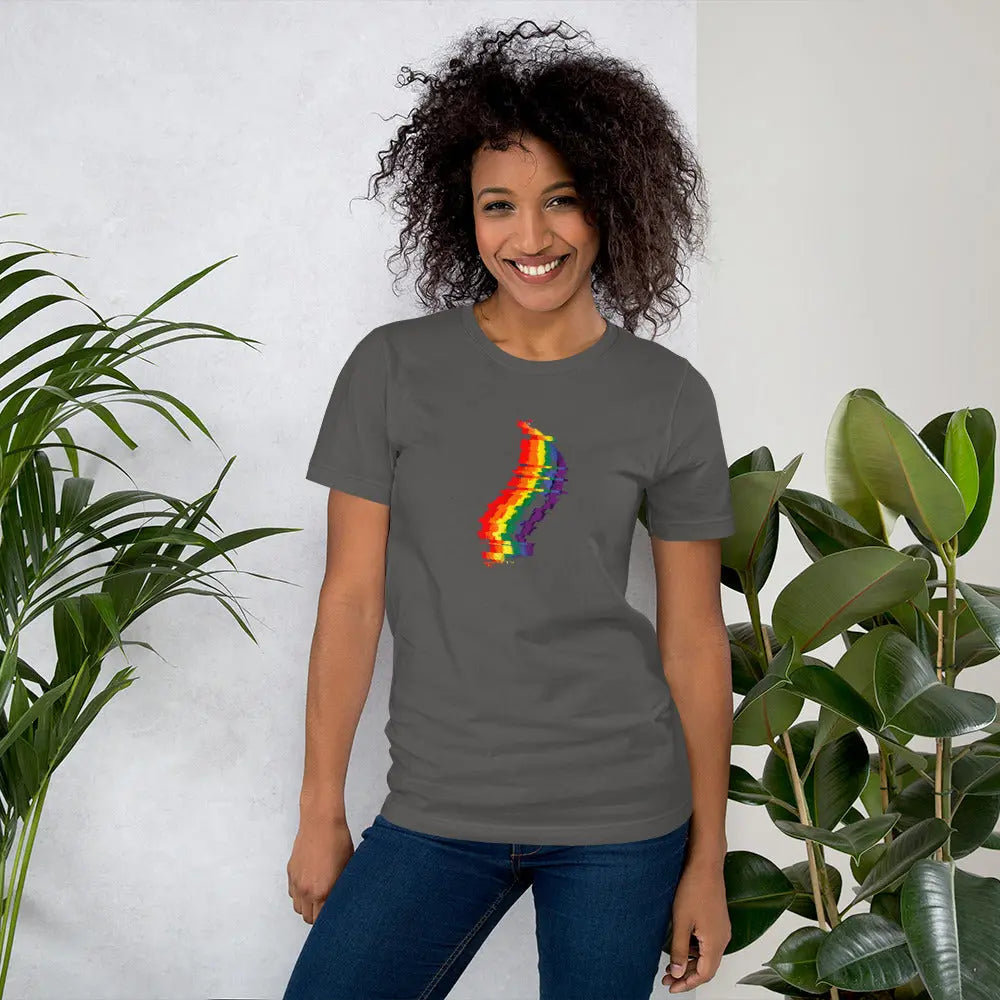 Embrace love, diversity, and equality  - Unisex PRIDE t-shirt A MILLS DESIGN