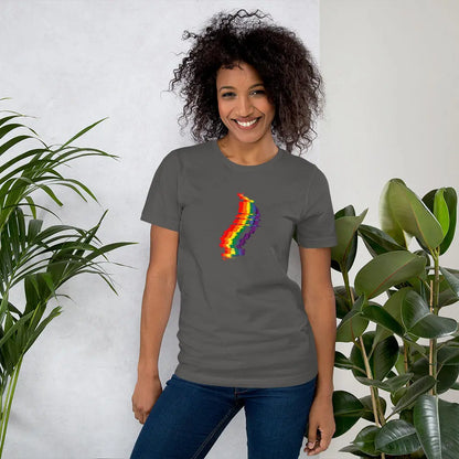 Embrace love, diversity, and equality  - Unisex PRIDE t-shirt A MILLS DESIGN