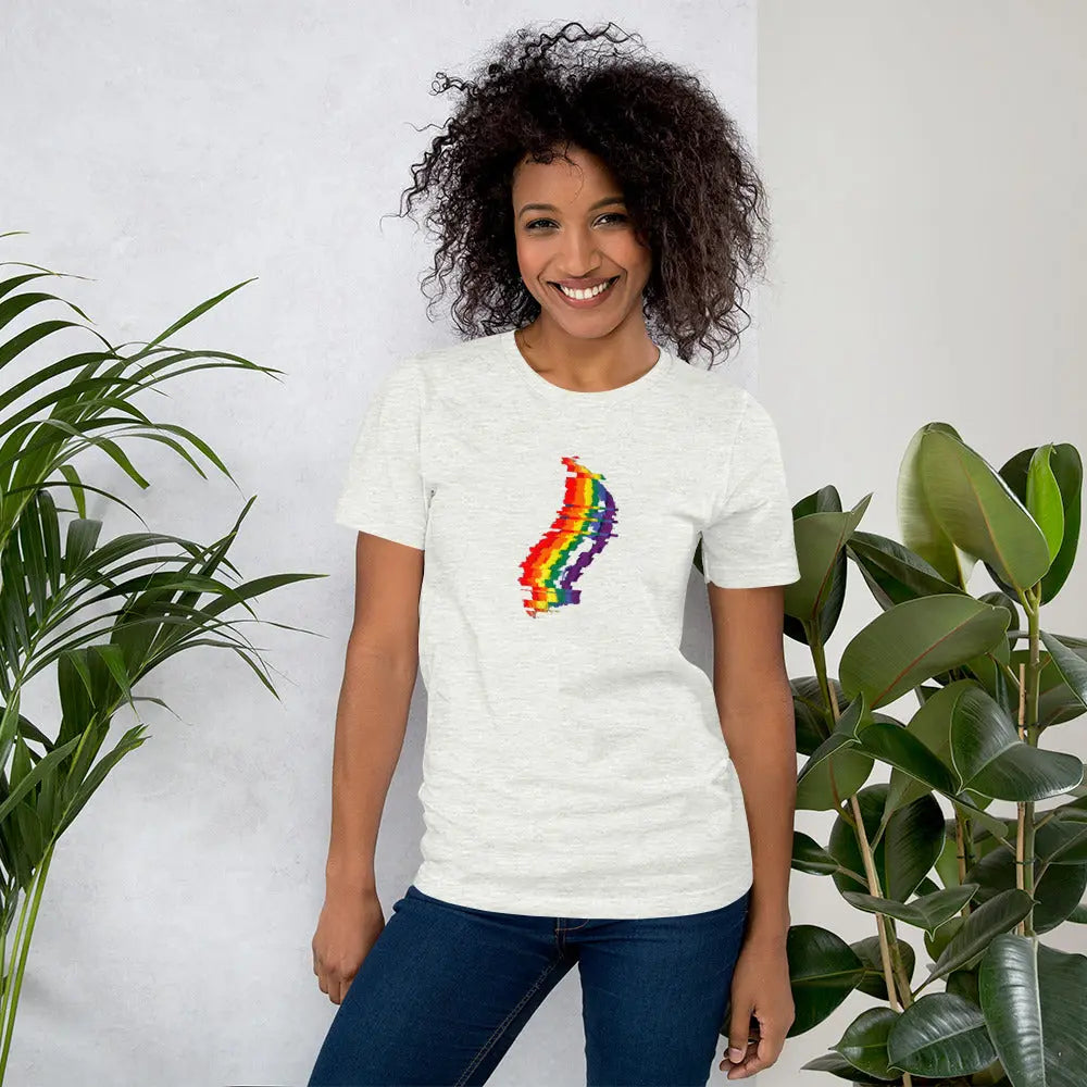 Embrace love, diversity, and equality  - Unisex PRIDE t-shirt A MILLS DESIGN
