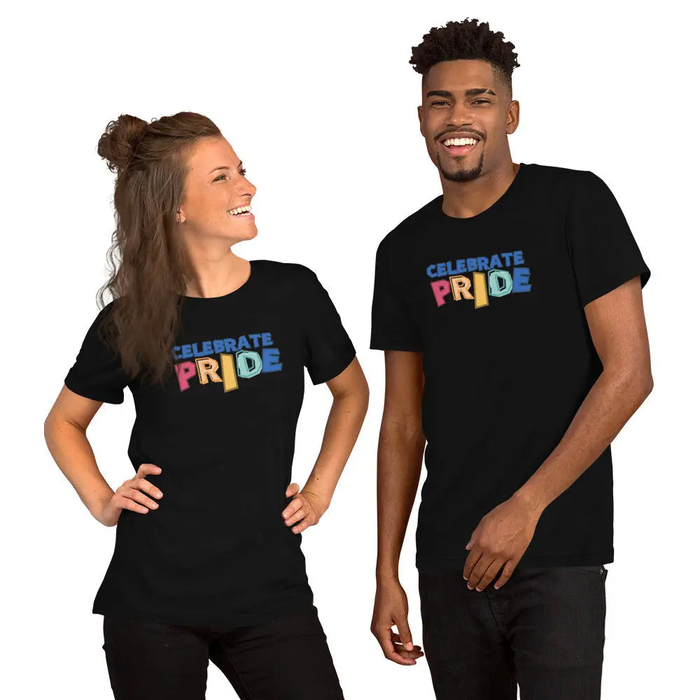 Embrace the Rainbow: Celebrate Pride with Our Vibrant Collection! Unisex t-shirt A MILLS DESIGN