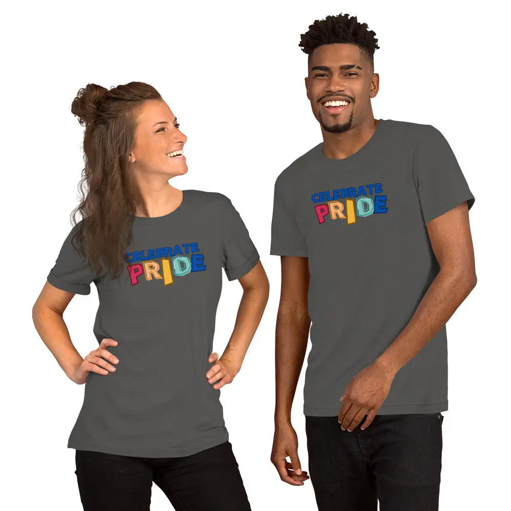 Embrace the Rainbow: Celebrate Pride with Our Vibrant Collection! Unisex t-shirt A MILLS DESIGN