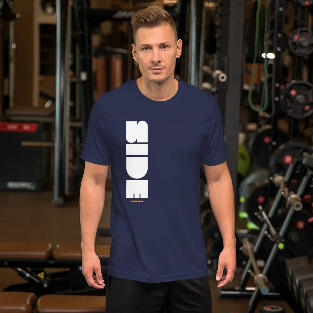 Let Your Look Do the Talking! Unisex  SIDE t-shirt A MILLS DESIGN