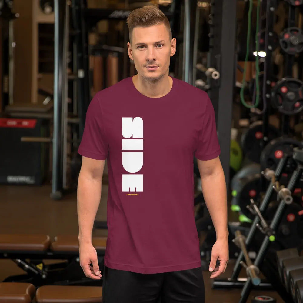 Let Your Look Do the Talking! Unisex  SIDE t-shirt A MILLS DESIGN