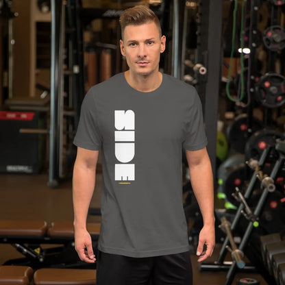 Let Your Look Do the Talking! Unisex  SIDE t-shirt A MILLS DESIGN