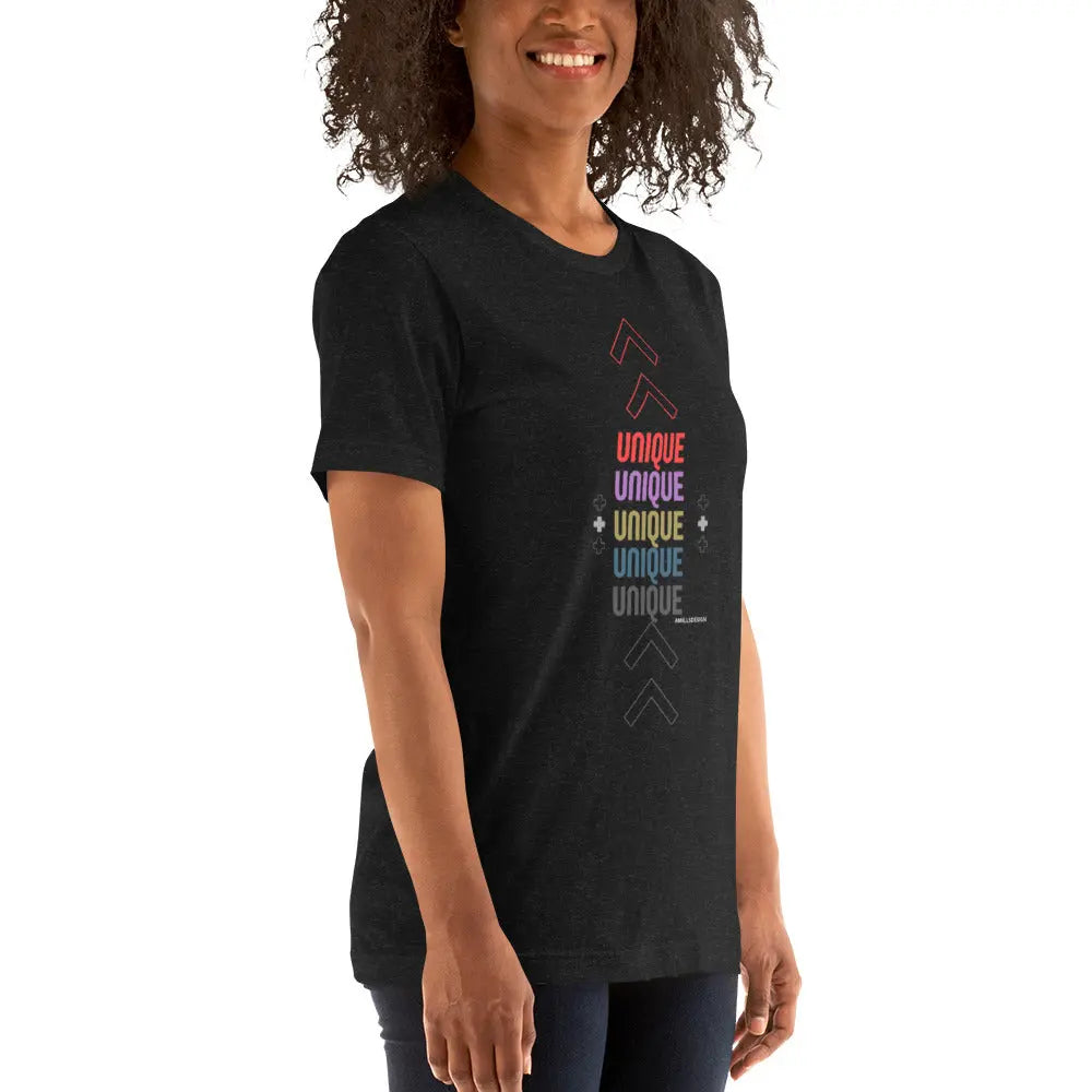 Unisex t-shirt The Unique say who you are. Without saying it - PRIDE A MILLS DESIGN