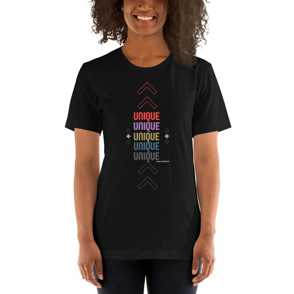 Unisex t-shirt The Unique say who you are. Without saying it - PRIDE A MILLS DESIGN