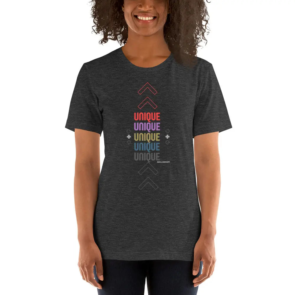 Unisex t-shirt The Unique say who you are. Without saying it - PRIDE A MILLS DESIGN