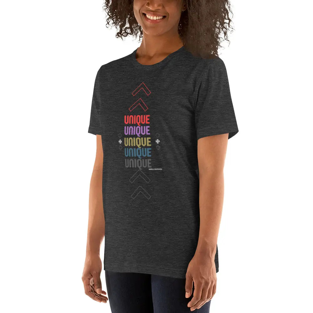 Unisex t-shirt The Unique say who you are. Without saying it - PRIDE A MILLS DESIGN