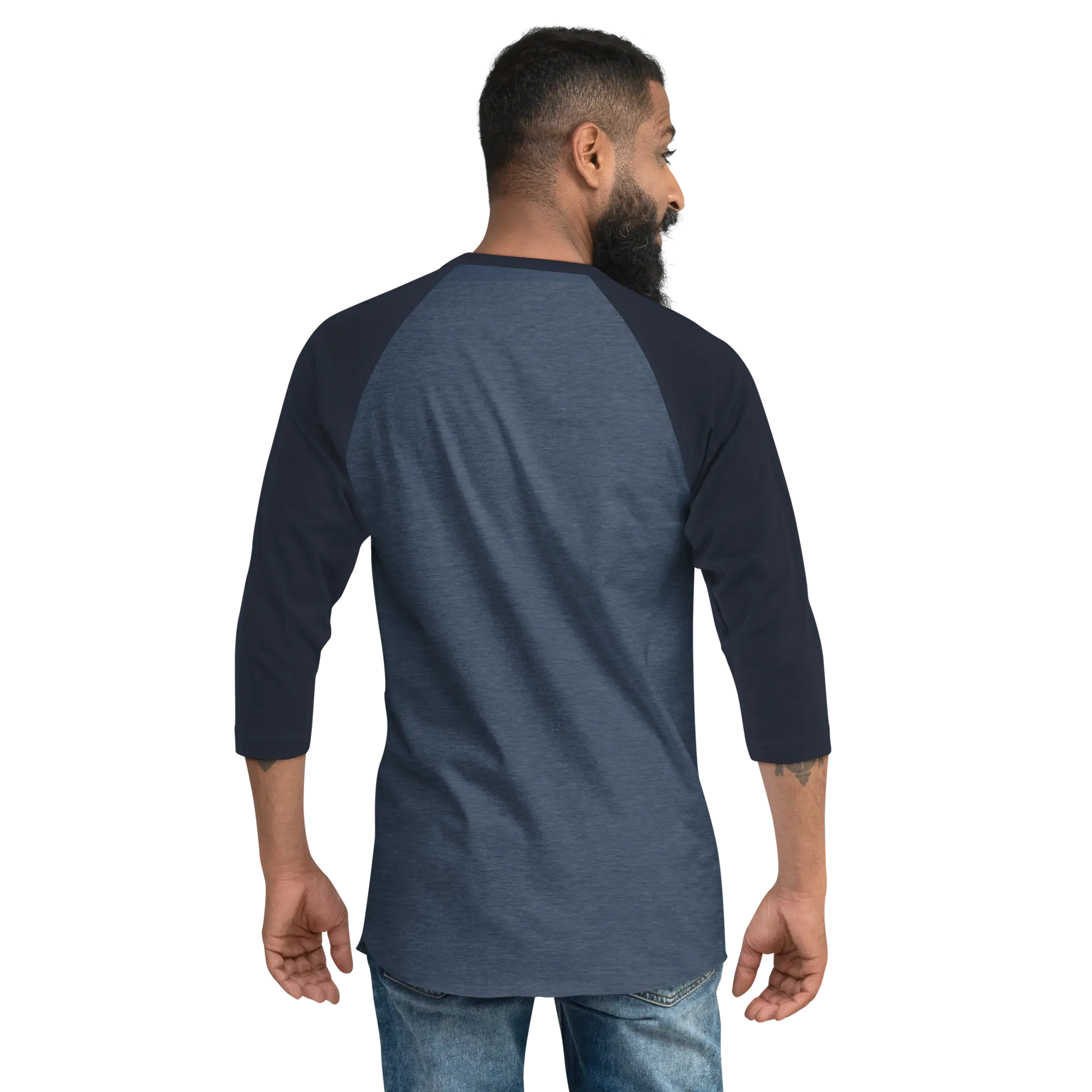 3/4 Sleeve Raglan Shirt – New York Hustle, Everyday Muscle 🗽⚾ A MILLS DESIGN