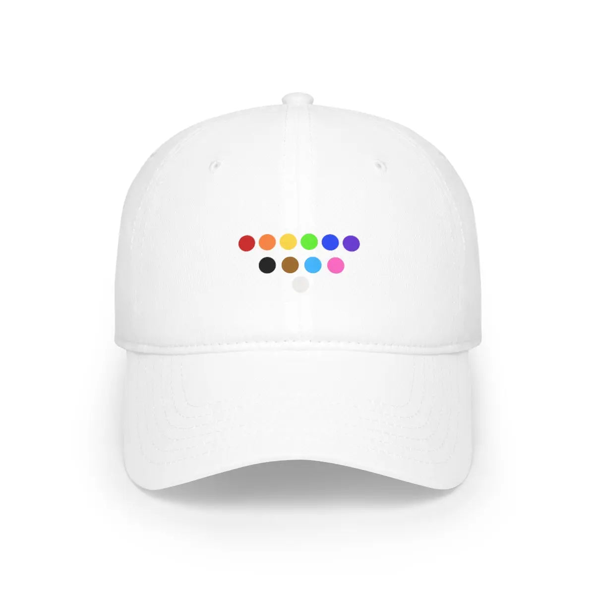 Customizable PRIDE Low-Profile Baseball Cap – Your Cap. Your Identity. Your Pride. 🧢🌈 Printify