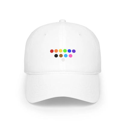 Customizable PRIDE Low-Profile Baseball Cap – Your Cap. Your Identity. Your Pride. 🧢🌈 Printify