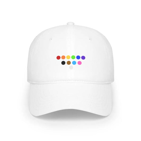 Customizable PRIDE Low-Profile Baseball Cap – Your Cap. Your Identity. Your Pride. 🧢🌈 Printify