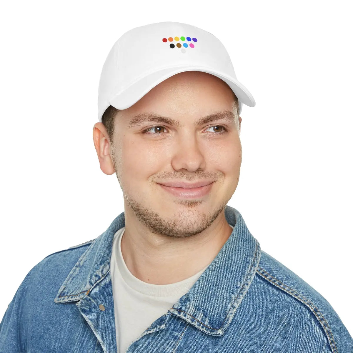 Customizable PRIDE Low-Profile Baseball Cap – Your Cap. Your Identity. Your Pride. 🧢🌈 Printify