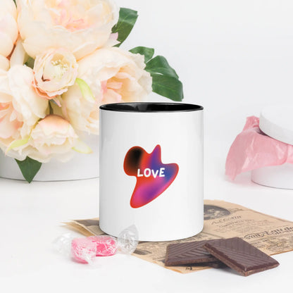 Love Mug with Color Inside – Sip with Love. Savor the Moment. ☕❤️ A MILLS DESIGN