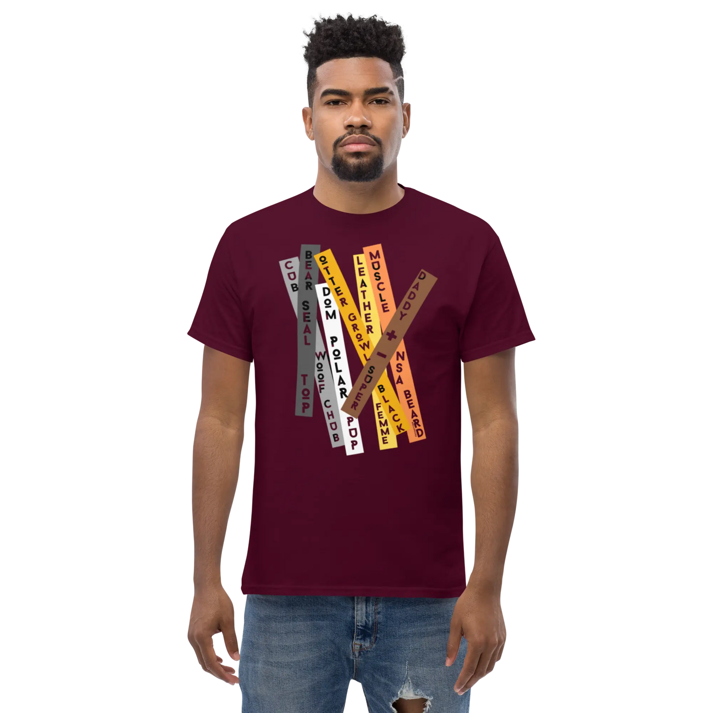 Men's classic tee Bears tees A MILLS DESIGN