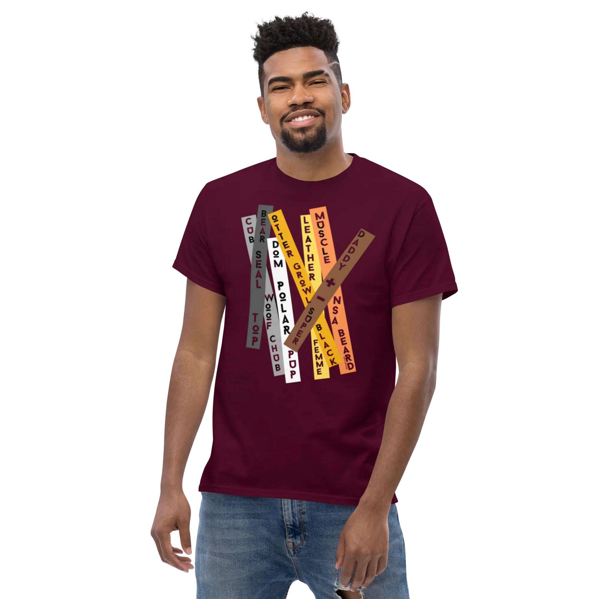 Men's classic tee Bears tees A MILLS DESIGN