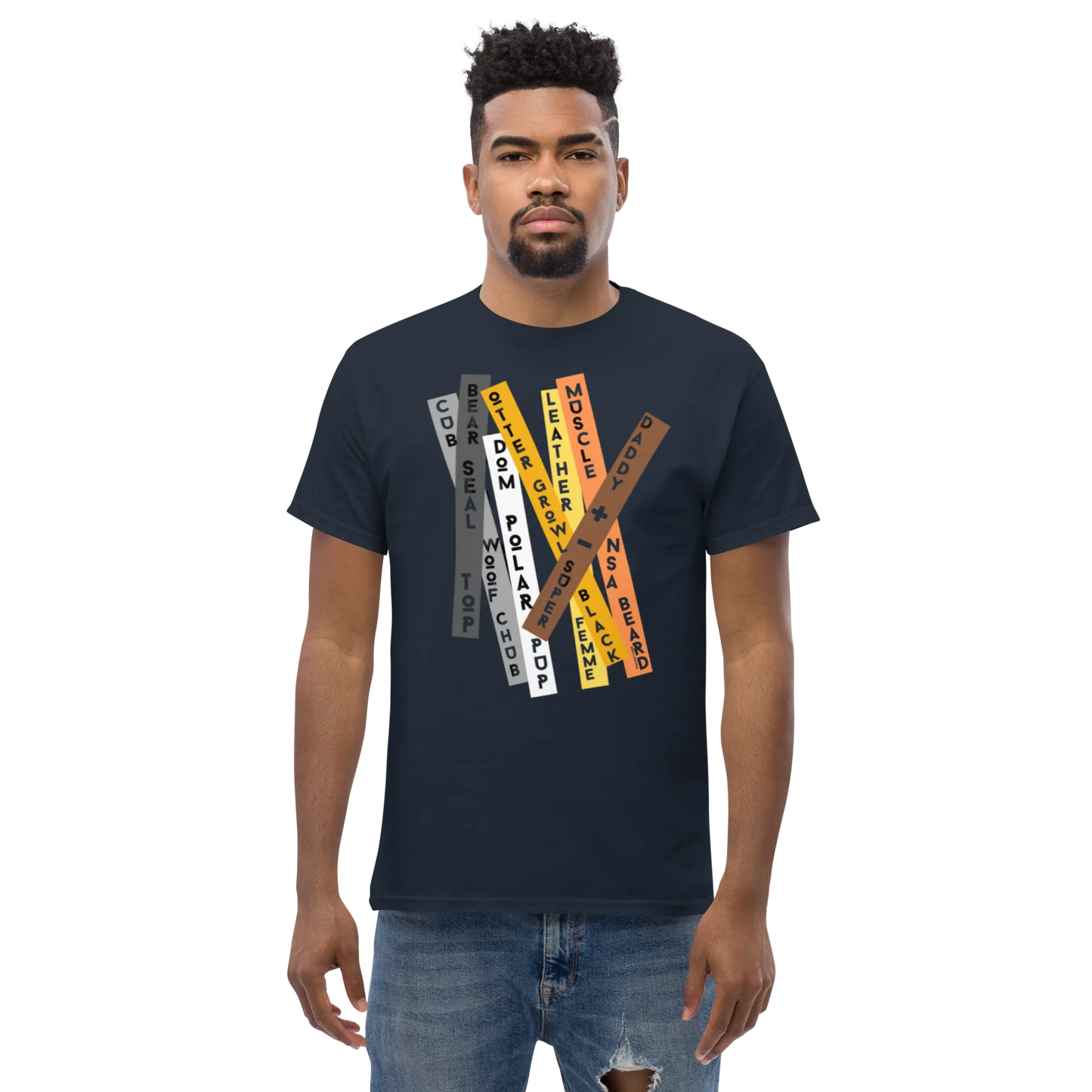 Men's classic tee Bears tees A MILLS DESIGN