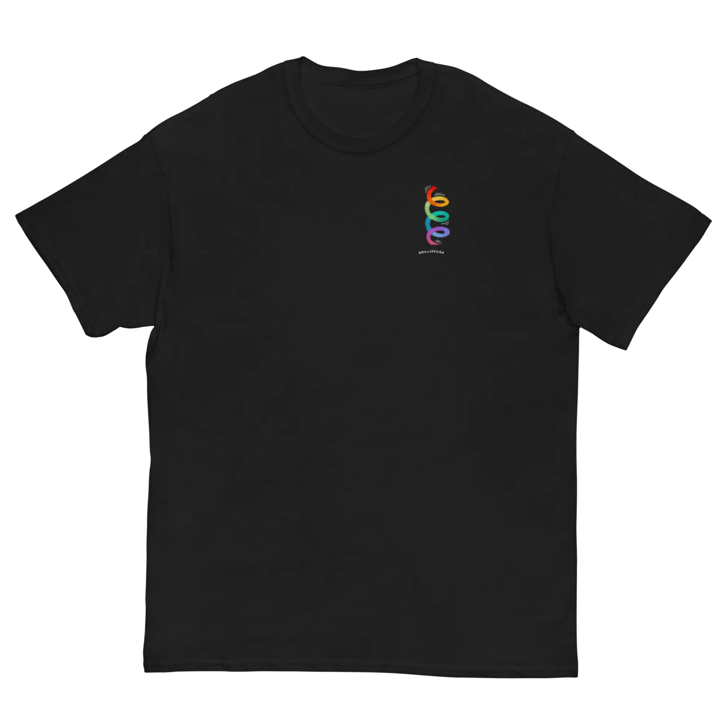 Men's classic tee Pocket size PRIDE Lgbtqia A MILLS DESIGN