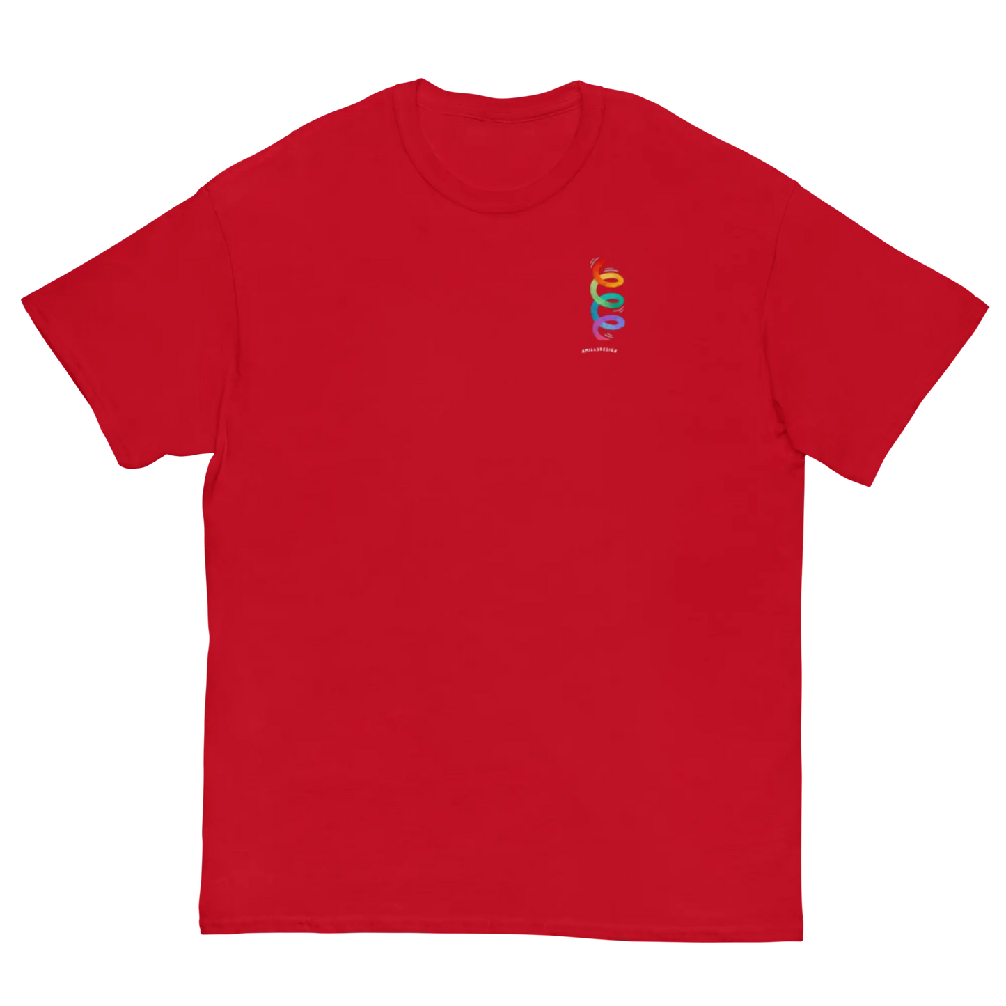 Men's classic tee Pocket size PRIDE Lgbtqia A MILLS DESIGN