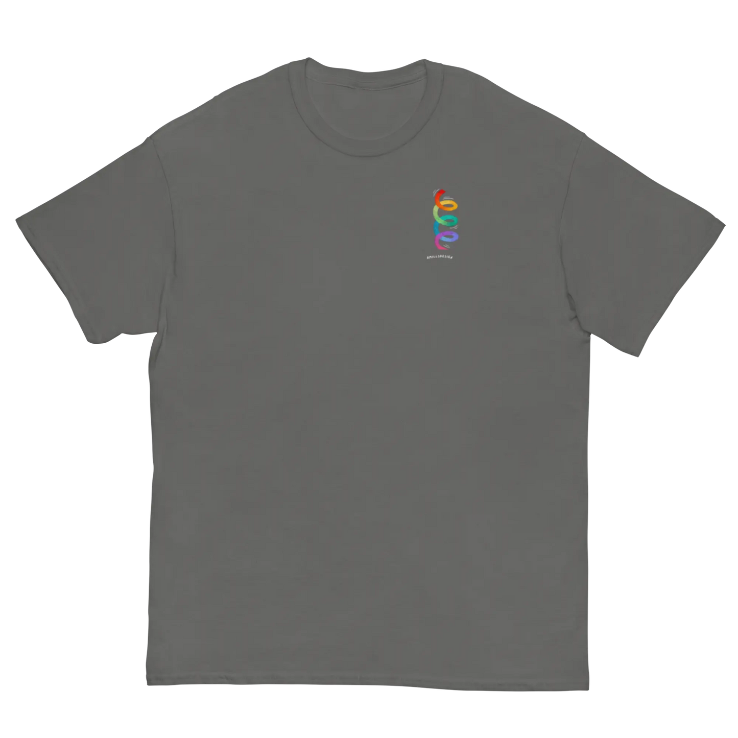 Men's classic tee Pocket size PRIDE Lgbtqia A MILLS DESIGN