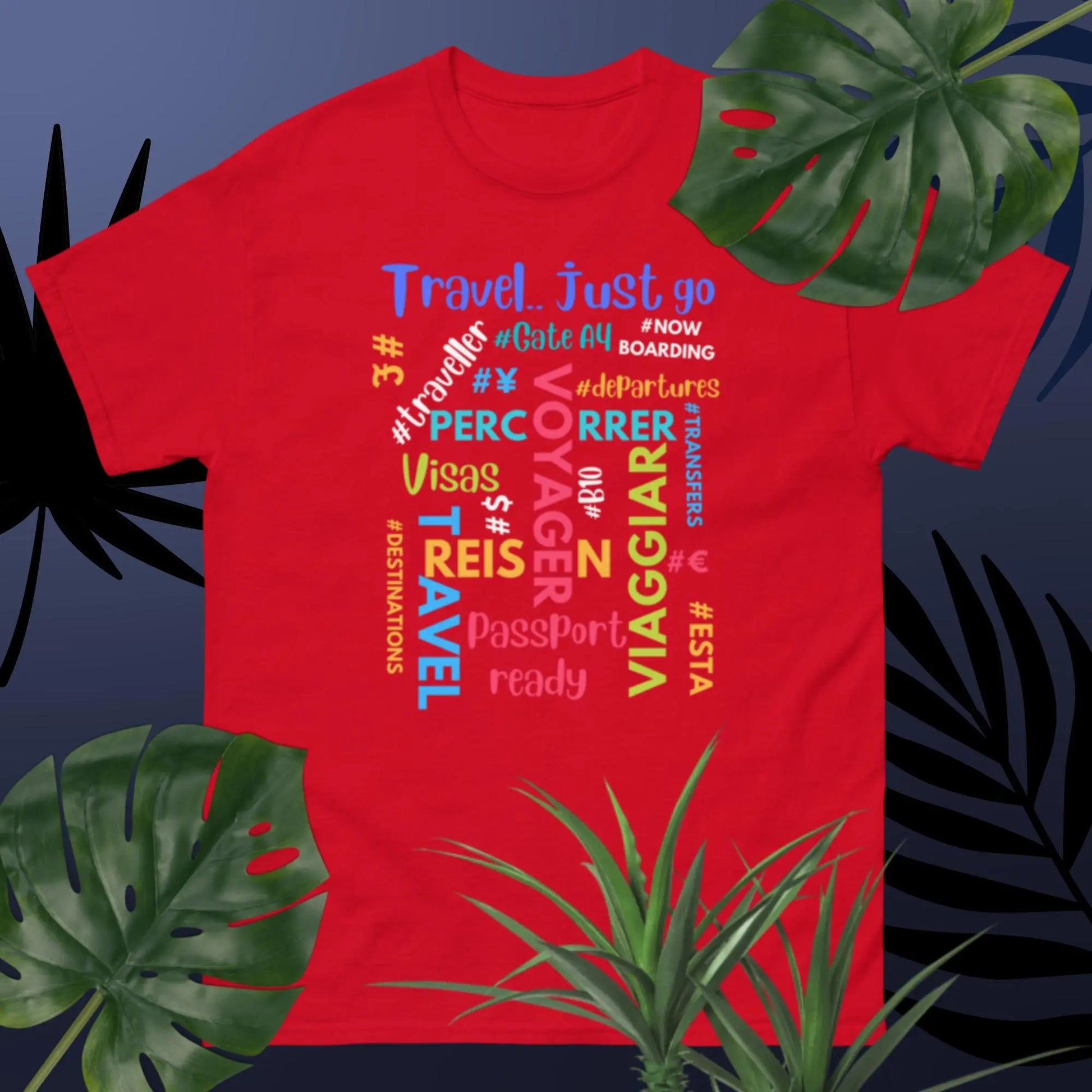 Men's classic tee Traveler collage A MILLS DESIGN