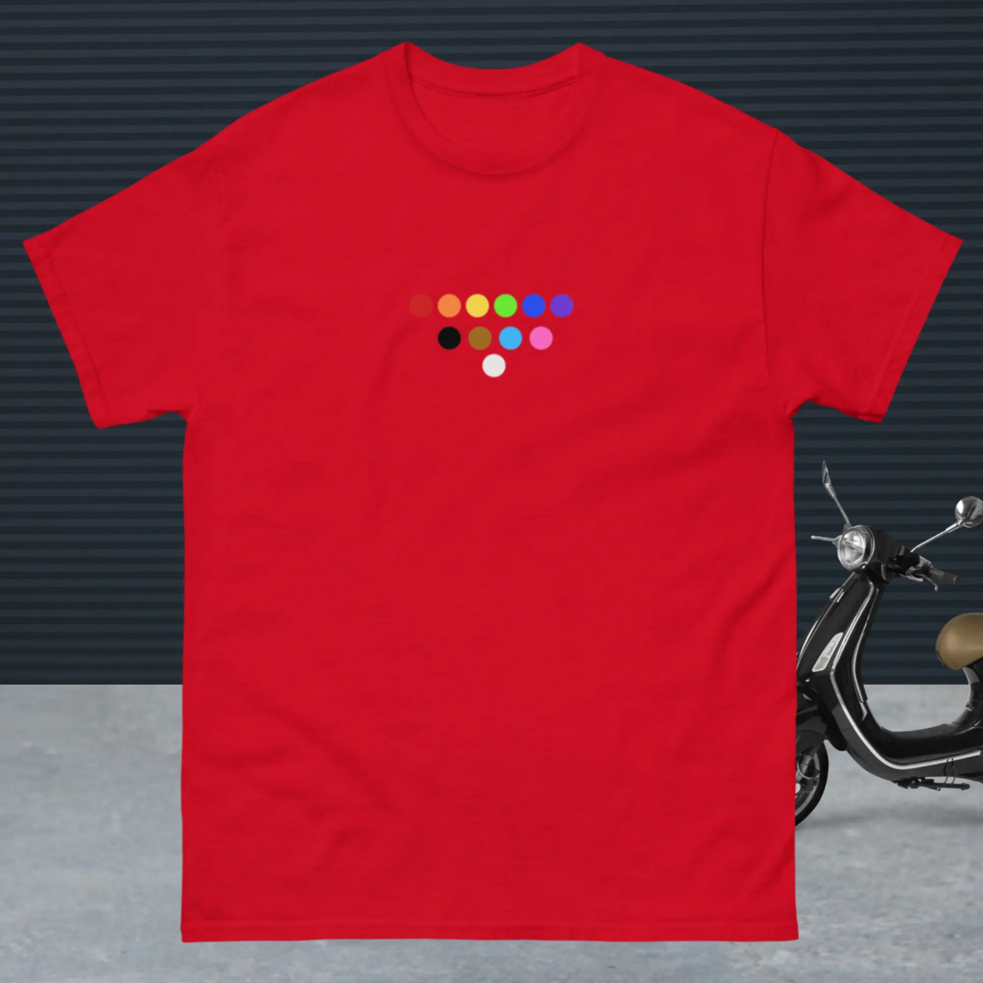 Men's classic tee with PRIDE A MILLS DESIGN