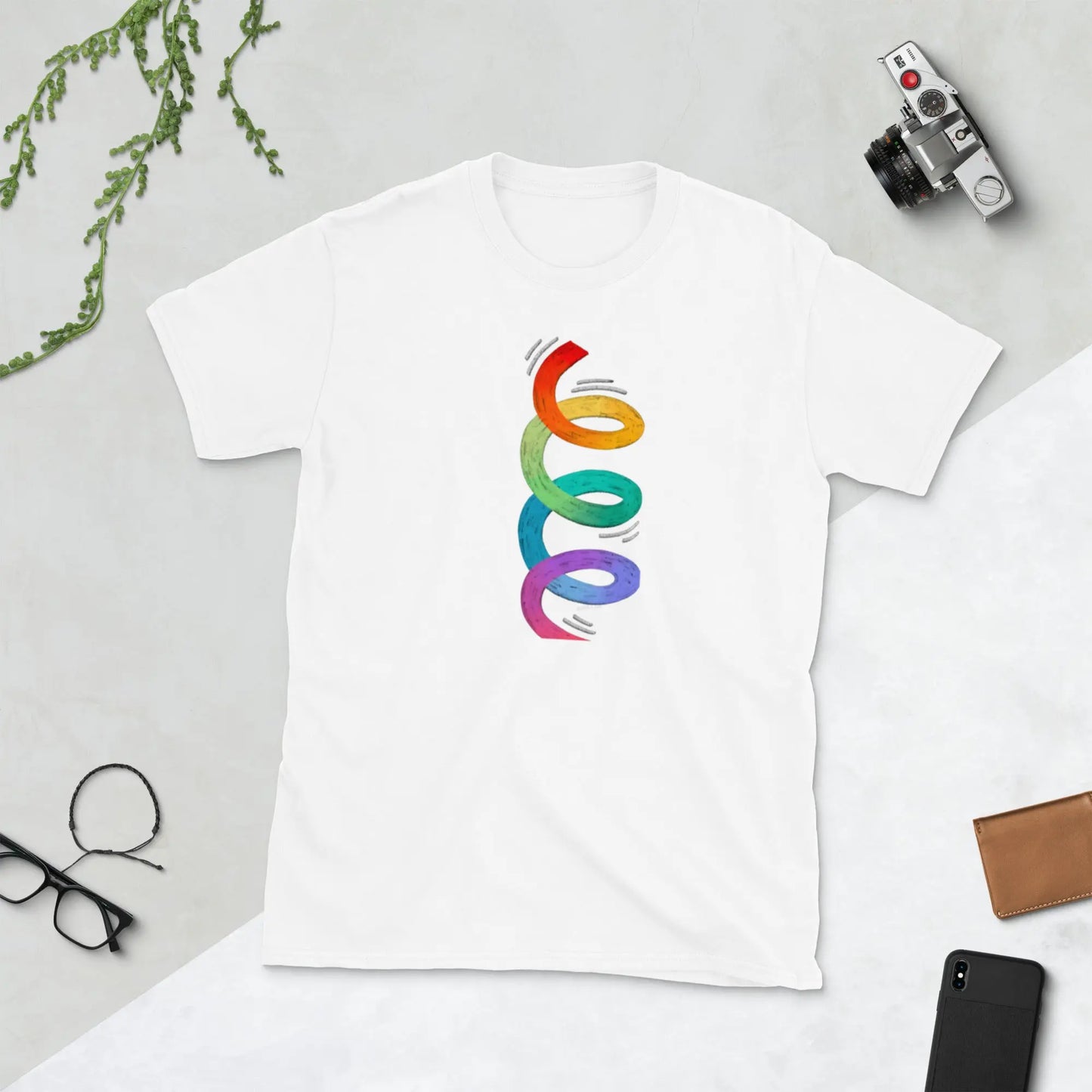 Short-Sleeve Unisex PRIDE T-Shirt – All Love. No Labels. 🌈 A MILLS DESIGN