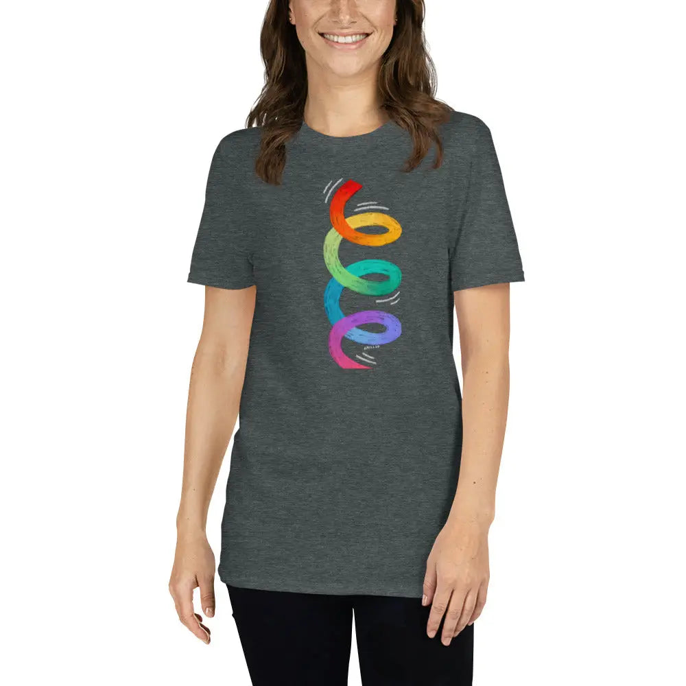 Short-Sleeve Unisex PRIDE T-Shirt – All Love. No Labels. 🌈 A MILLS DESIGN