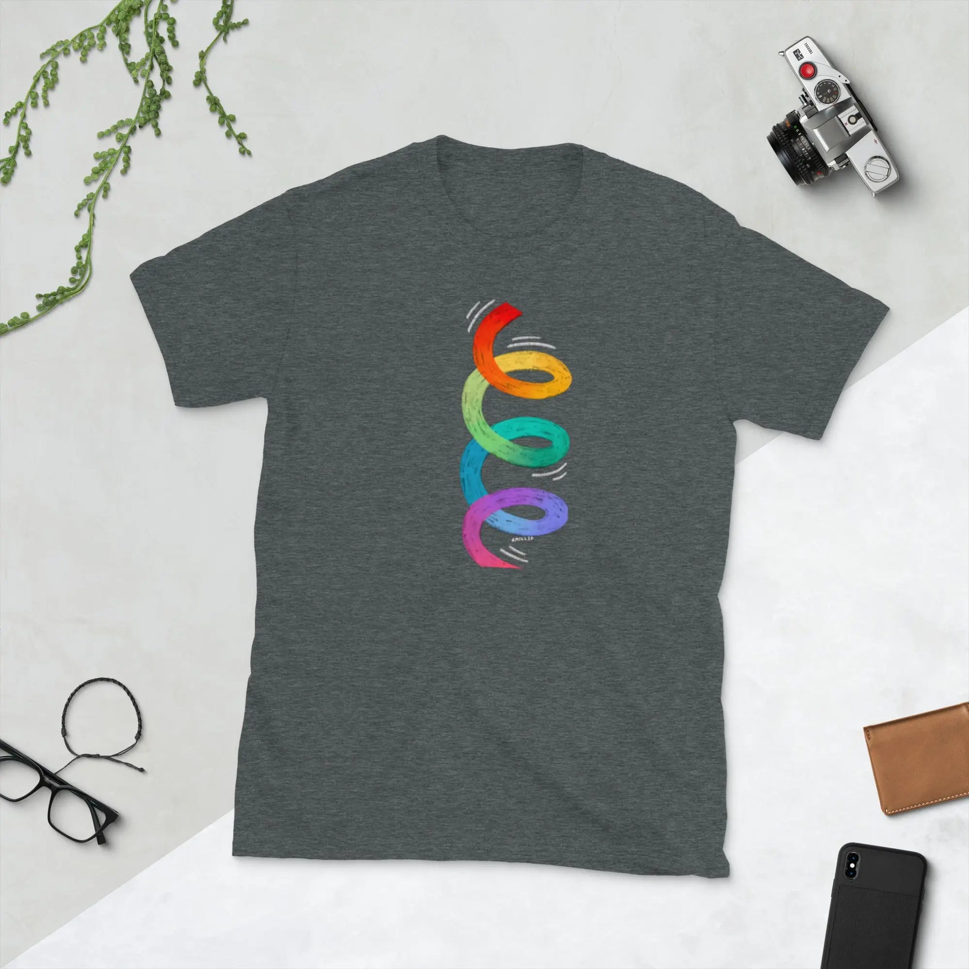 Short-Sleeve Unisex PRIDE T-Shirt – All Love. No Labels. 🌈 A MILLS DESIGN