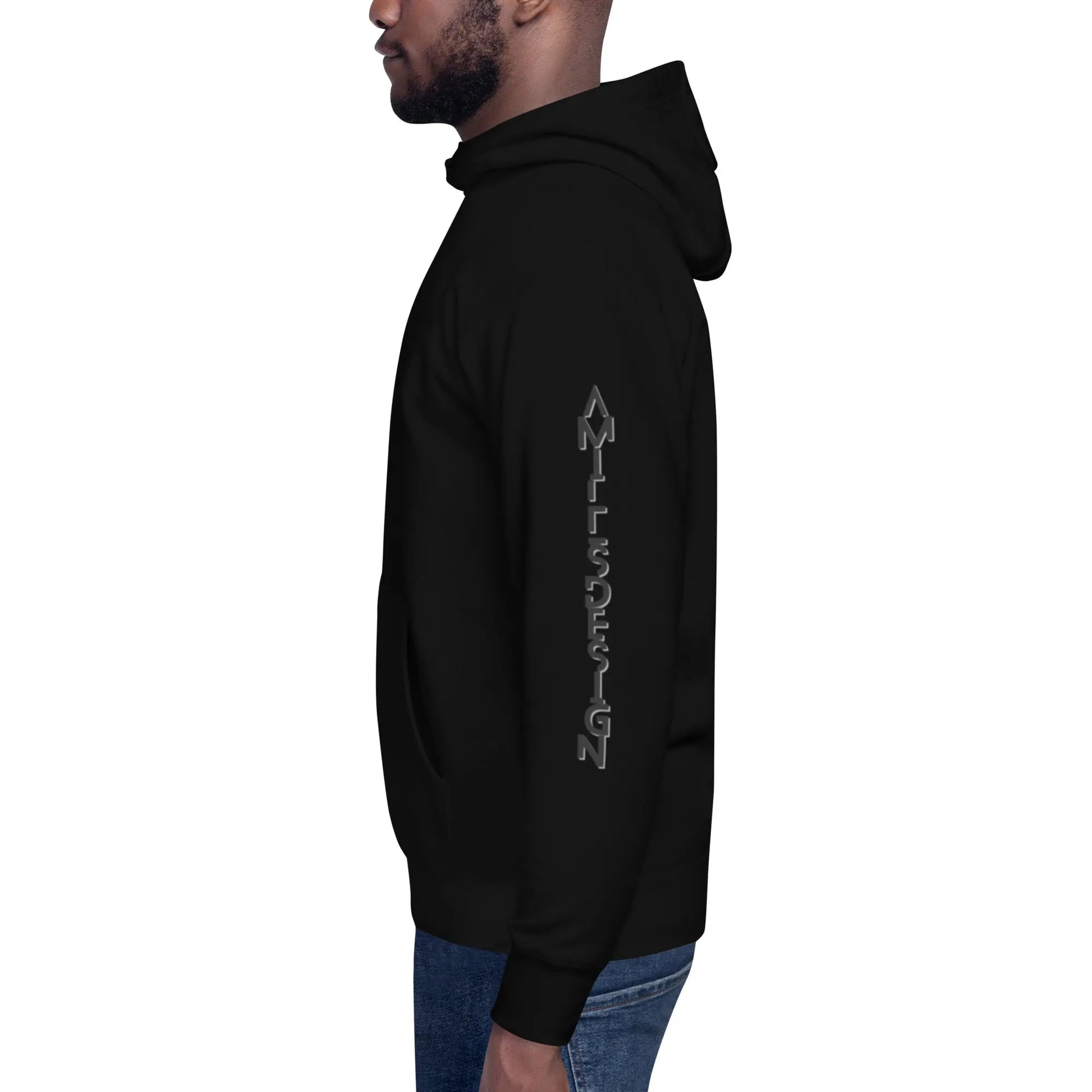 Unisex Hoodie AMILLSDESIGN flagship logo design A MILLS DESIGN