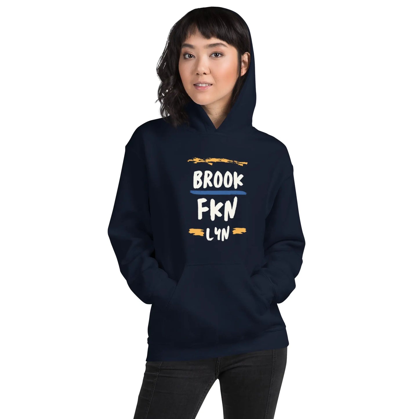 Unisex Hoodie Brooklyn New York A MILLS DESIGN