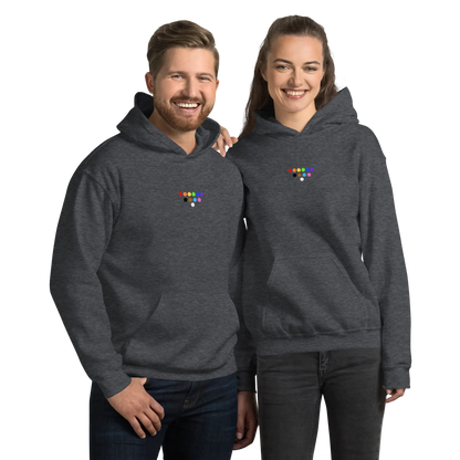 Unisex Hoodie with PRIDE - LGBTQIA A MILLS DESIGN