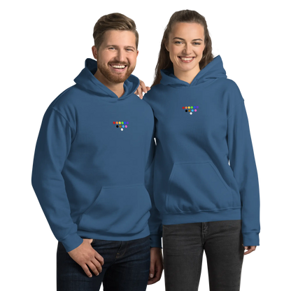 Unisex Hoodie with PRIDE - LGBTQIA A MILLS DESIGN