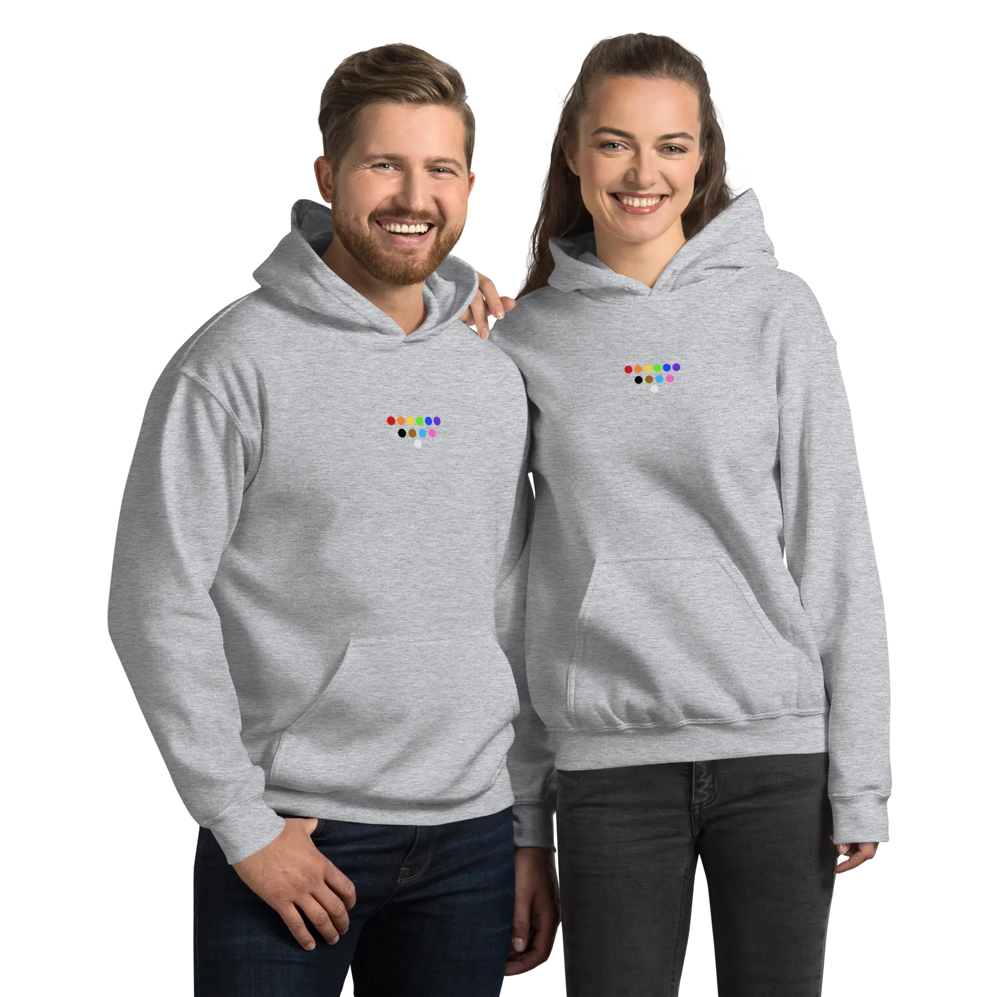 Unisex Hoodie with PRIDE - LGBTQIA A MILLS DESIGN
