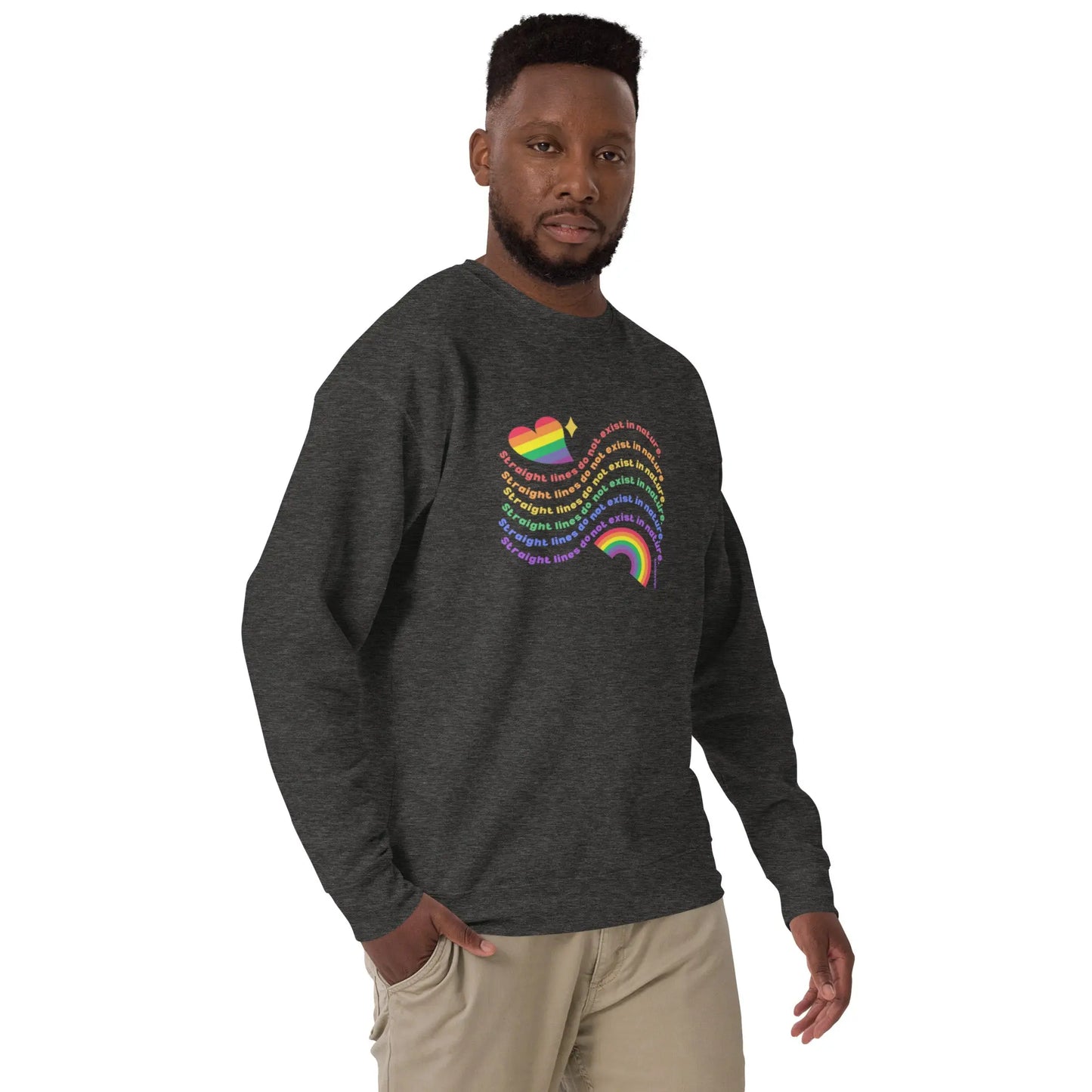 Unisex Premium PRIDE Sweatshirt - No lines A MILLS DESIGN