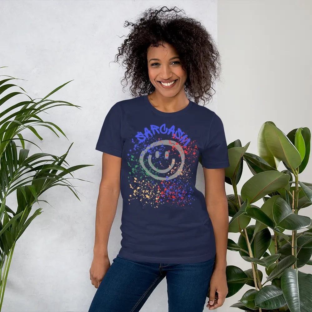 Unisex t-shirt Sarcasm with a smile A MILLS DESIGN