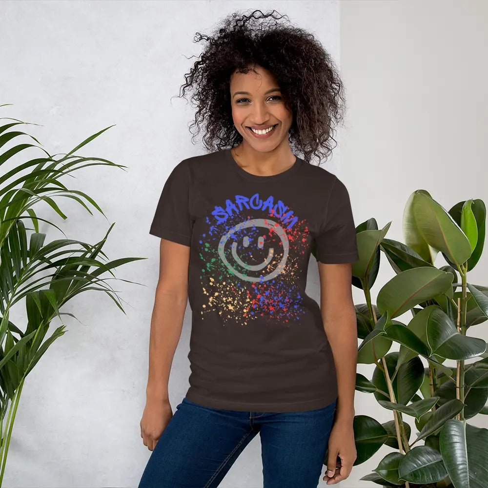 Unisex t-shirt Sarcasm with a smile A MILLS DESIGN