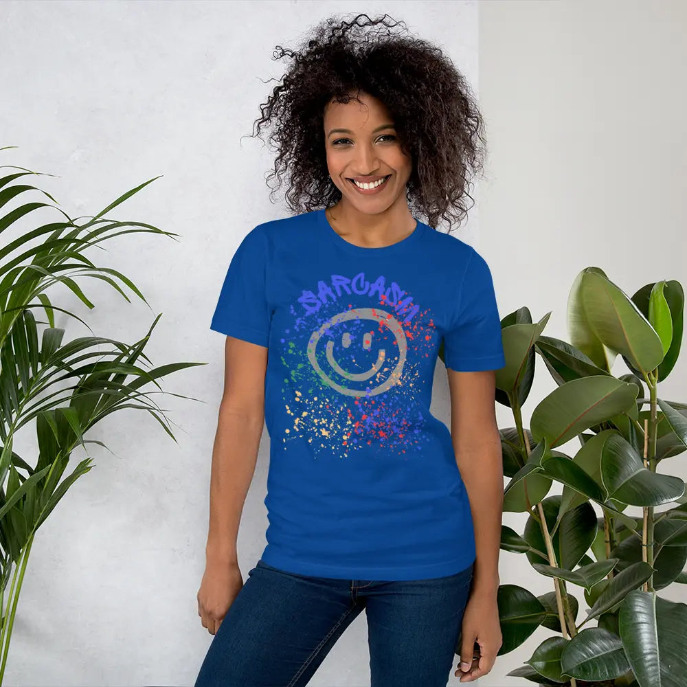 Unisex t-shirt Sarcasm with a smile A MILLS DESIGN