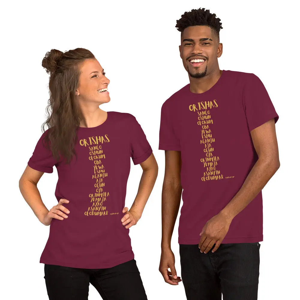 Unisex t-shirt The Orishas A MILLS DESIGN